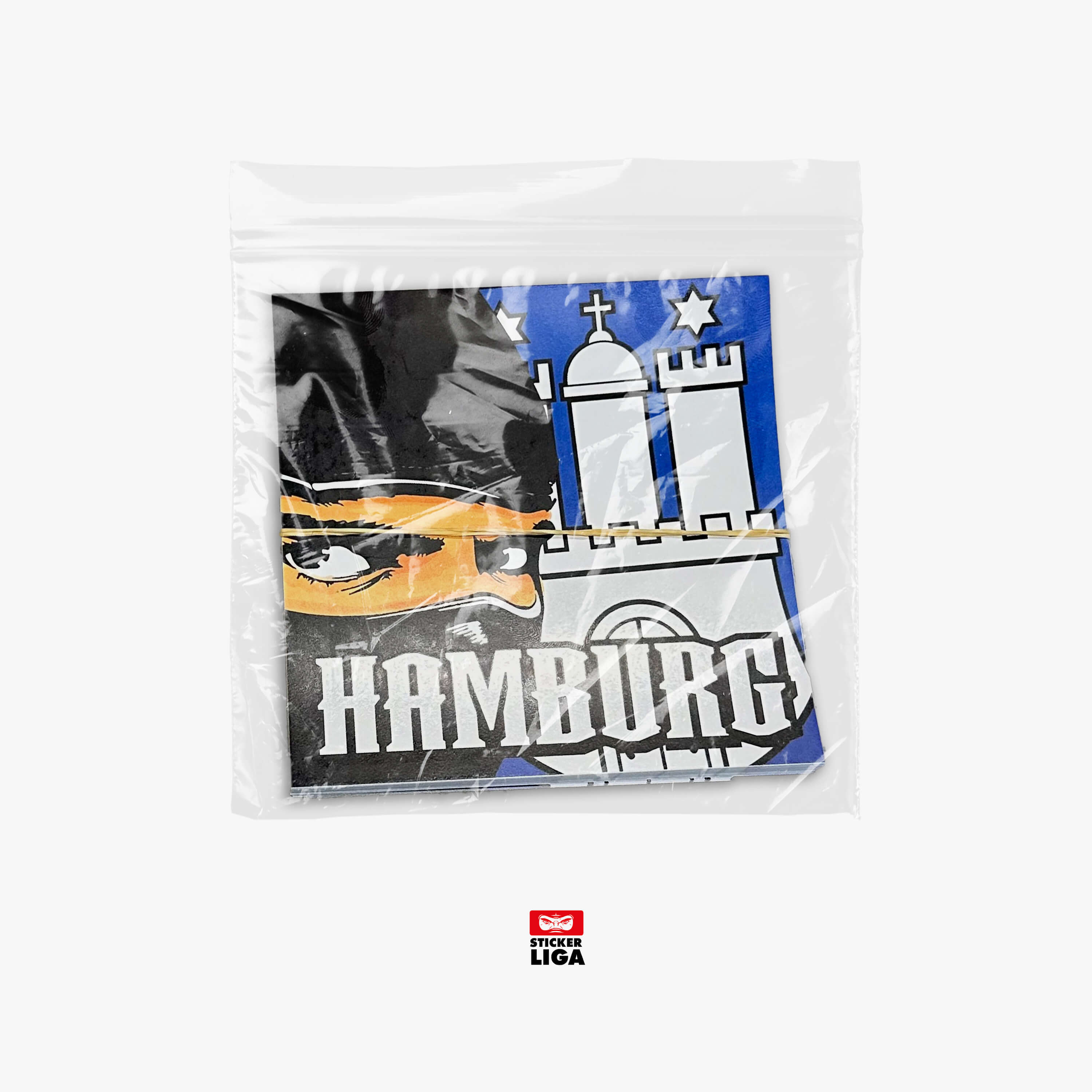 Hamburg Aufkleber / Sticker 25x Westkurve, 1887/ Fußball Fanartikel / PVC / Wetterfest