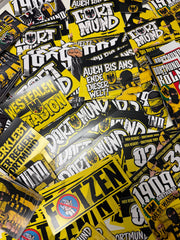 100 x Dortmund Aufkleber Mix | Dortmund 1909 Aufkleber Mix