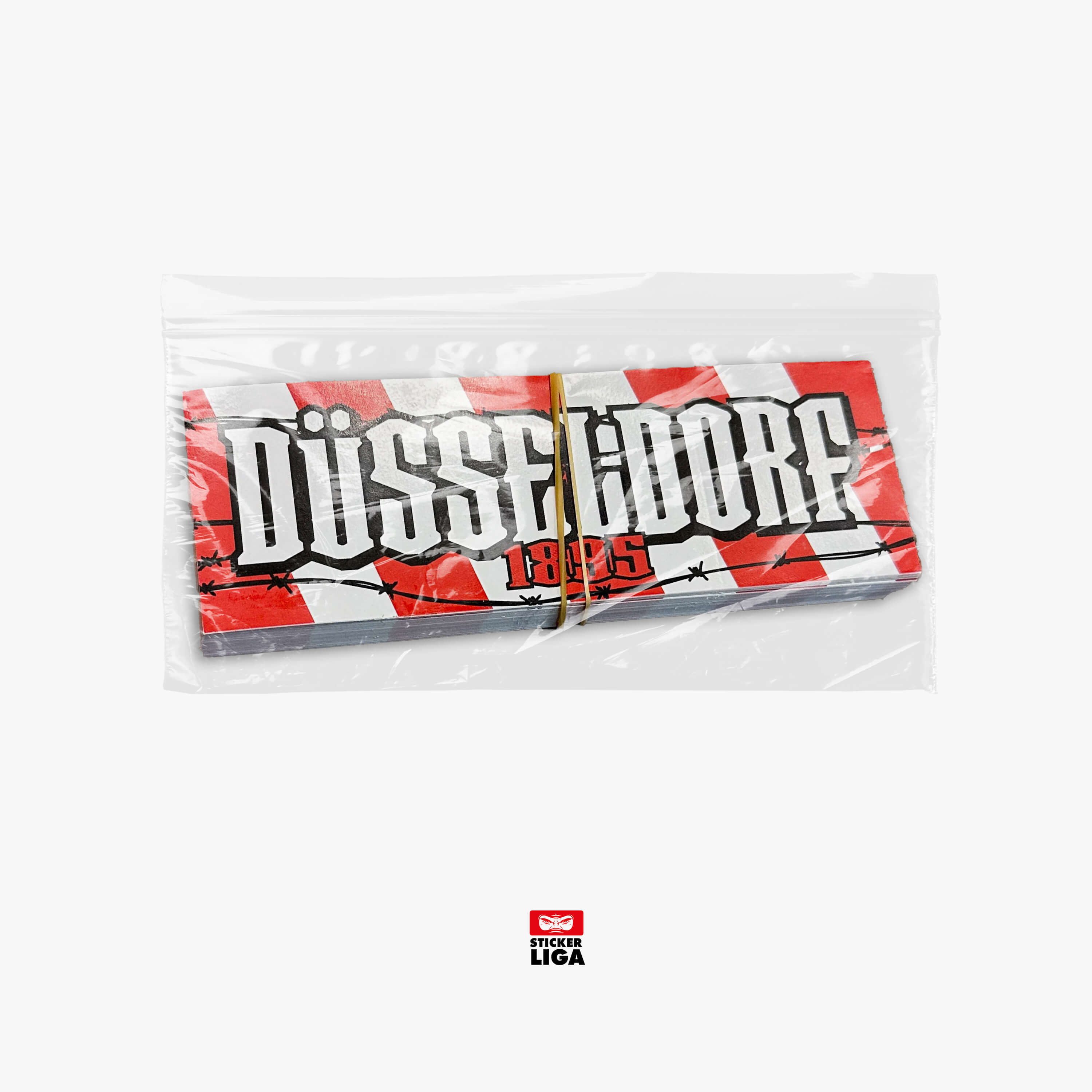 Düsseldorf 1895 Aufkleber / Sticker 25x Kurve / Fußball Fanartikel / PVC / Wetterfest