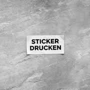 Aufkleber Drucken