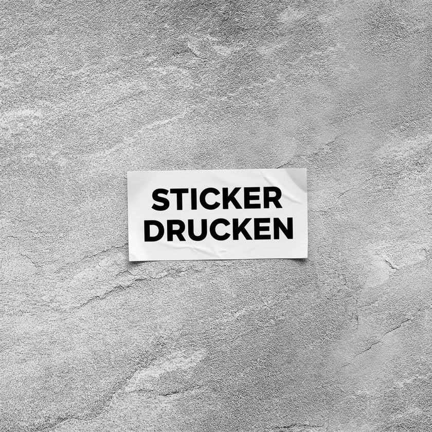 Aufkleber Drucken