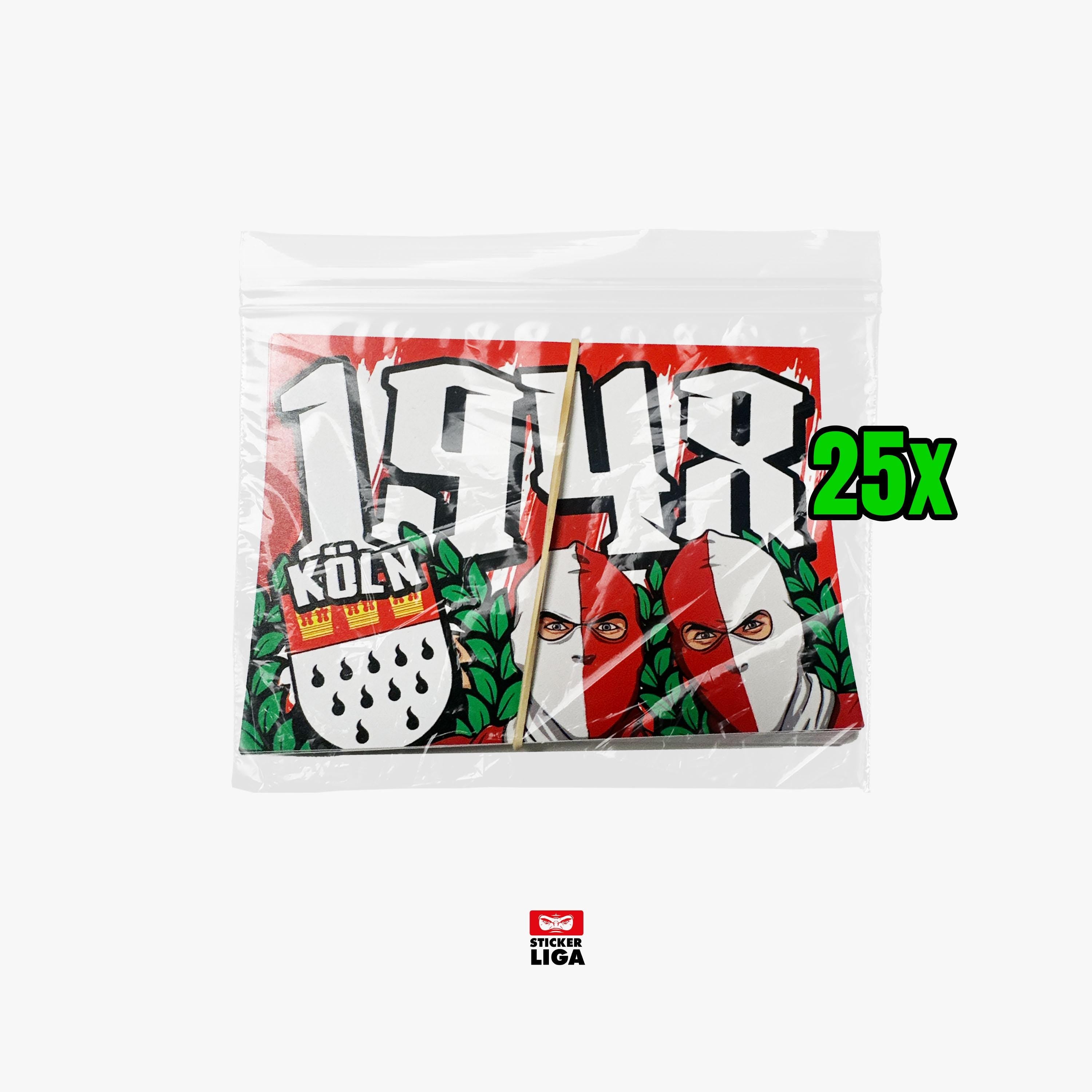 Köln Aufkleber | Sticker 25X Südkurve, 1948 | Fußball Fanartikel | Pvc | Wetterfest | Ultras | Fans