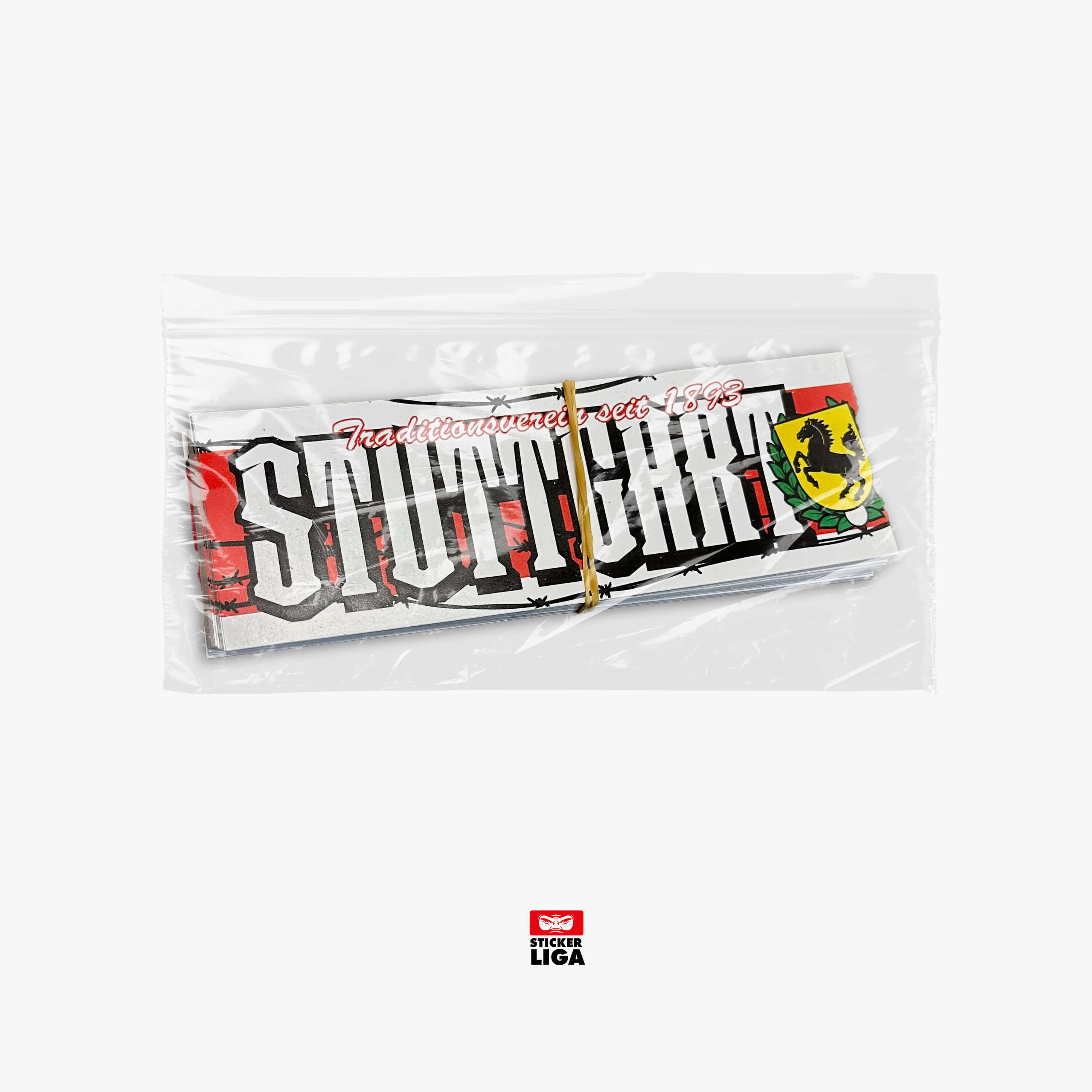 Stuttgart Aufkleber / Sticker 25x Cannstatter Kurve, 1893/ Fußball Fanartikel/ PVC/ Wetterfest